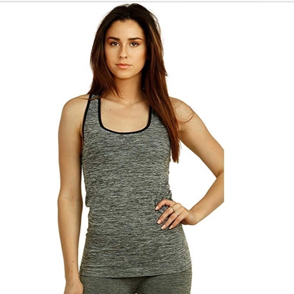 SOFRA Space Dye Tank Top for Women S/M